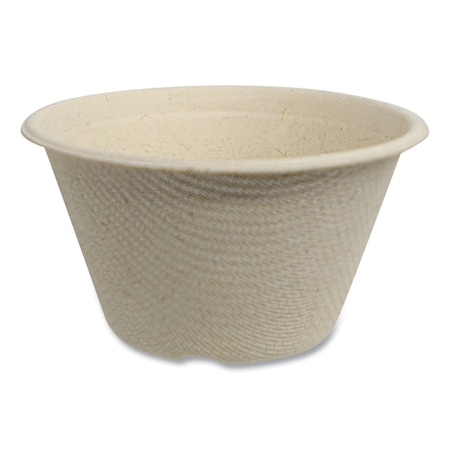 World Centric Fiber Cups, 2 oz, 2.42 Diameter x 1.36 in.h, Natural, Paper, 2000PK CU-SC-2N-LFP